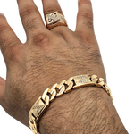 Load image into Gallery viewer, 18K Gold Filled Cubic Zirconia Bracelet
