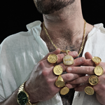 Load image into Gallery viewer, 18K Gold Filled Customized King Pendant Necklace