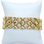 Load image into Gallery viewer, 18K Rose Gold Filled Cubic Zirconia Bracelet