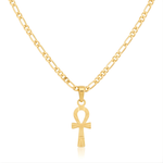 Load image into Gallery viewer, 18K Gold Filled Infinity Cross Pendant Necklace