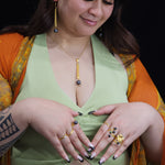 Load image into Gallery viewer, 14K Gold Hawaiian Twin Ring