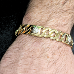 Load image into Gallery viewer, 18K Gold Filled Cubic Zirconia Bracelet