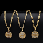 Load image into Gallery viewer, 18K Gold Filled Customized King Pendant Necklace