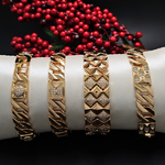 Load image into Gallery viewer, 18K Gold Filled Bracelets with CZ
