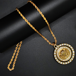 Load image into Gallery viewer, 18K Gold Filled Pendant Necklace with CZ