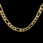 Load image into Gallery viewer, 18K Gold Filled 6MM Figaro Chain