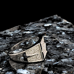 Load image into Gallery viewer, Silver Diamond Ring