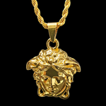 Load image into Gallery viewer, 18K Gold Filled Men's Pendant Necklace