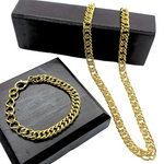 Load image into Gallery viewer, 14K Gold Filled Cuban Link Chain & Bracelet