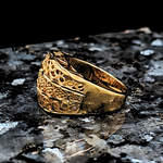 Load image into Gallery viewer, 18K Gold Filled Tarnish Proof Filigree Ring