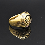 Load image into Gallery viewer, Gold Legendary Face Ring – Iconic Men’s Fashion Accessory
