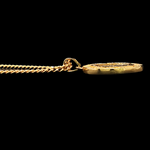 Load image into Gallery viewer, 18K Gold Filled Sovereign Pendant Embedded With CZ