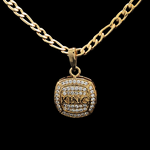 Load image into Gallery viewer, 18K Gold Filled Customized King Pendant Necklace