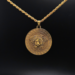 Load image into Gallery viewer, 18K Gold Filled Large Pendant Necklace