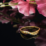 Load image into Gallery viewer, 18K Gold Filled Tarnish Proof Layered CZ Ring