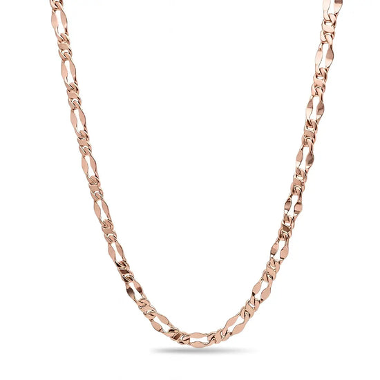 18K Gold Filled Figaro Chain Necklace - 60cm x 12mm