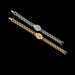 Load image into Gallery viewer, Gold Filled Bracelets In Gold & Silver Finish