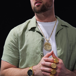 Load image into Gallery viewer, 14K Gold Filled 50 Peso Pendant Necklace