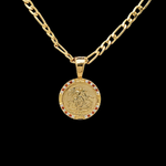 Load image into Gallery viewer, 18K Gold Filled 1913 Sovereign Pendant Necklace
