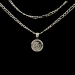 Load image into Gallery viewer, Silver Customized Full Sovereign Pendant Necklace