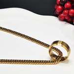 Load image into Gallery viewer, 18K Gold Filled Cuban Link Chain with Ring