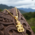 Load image into Gallery viewer, 18K Gold Filled Maori TIKI Pendant Necklace