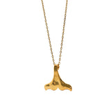 Load image into Gallery viewer, 18K Gold Filled Fin pendant Necklace