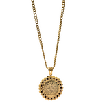 Load image into Gallery viewer, 18K Gold Filled Tarnish Proof Sovereign Pendant Necklace