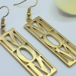 Load image into Gallery viewer, 18K Gold Filled Mom Necklace, Bracelet & Earrings