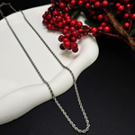 Load image into Gallery viewer, Silver Rhodium Plated Rope Chain