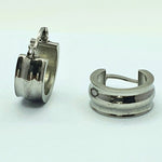 Load image into Gallery viewer, Men's Stainless Steel Hoop Earrings - Tarnish Proof