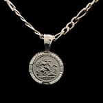 Load image into Gallery viewer, Silver Customized Full Sovereign Pendant Necklace