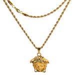 Load image into Gallery viewer, 18K Gold Filled Men's Pendant Necklace