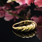 Load image into Gallery viewer, 18K Gold Filled Women's Chunky Dome Ring