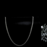 Load image into Gallery viewer, Silver Rhodium plated Tarnish Proof Cuban Link Chain