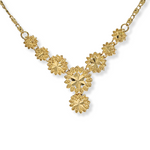 Load image into Gallery viewer, 18K Gold Filled Tarnish Proof Flower Necklace