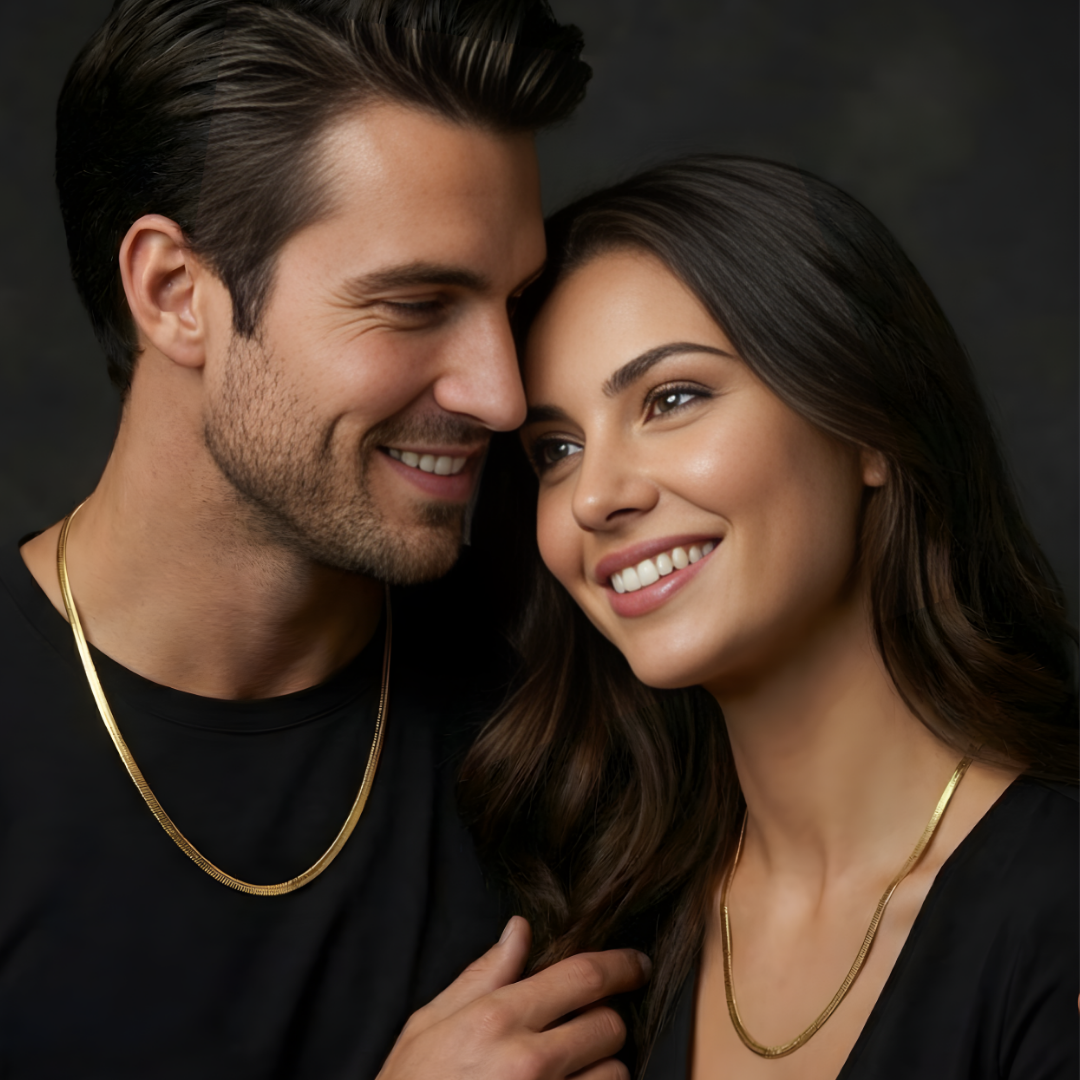 18K Gold Filled Snake Chain Necklace 60cm x 5mm