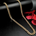 Load image into Gallery viewer, 18K Rose Gold Filled Cuban link Chain