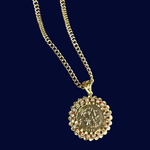 Load image into Gallery viewer, 18K Gold Filled Tarnish Proof Sovereign Pendant Necklace