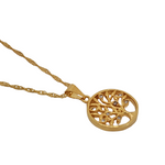 Load image into Gallery viewer, 18K Gold Filled Money Tree Pendant Necklace