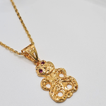 Load image into Gallery viewer, 18K Gold Filled Maori TIKI Pendant Necklace