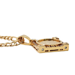 Load image into Gallery viewer, 18K Gold Filled Square Sovereign Pendant Necklace