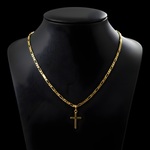 Load image into Gallery viewer, 14K Gold Filled Cross Pendant Necklace