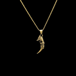 Load image into Gallery viewer, 18K Gold Filled Lion Tooth Pendant Necklace