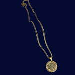Load image into Gallery viewer, 18K Gold Filled Tarnish Proof Sovereign Pendant Necklace