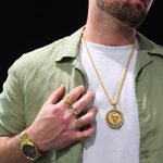 Load image into Gallery viewer, 18K Gold Filled Pendant Necklace with CZ