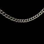 Load image into Gallery viewer, Silver Rhodium plated Tarnish Proof Cuban Link Chain