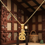Load image into Gallery viewer, 18K Gold Filled Maori TIKI Pendant Necklace