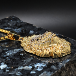 Load image into Gallery viewer, 18k Gold Filled Lion Head Pendant with CZ