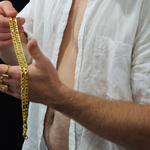 Load image into Gallery viewer, 18K Gold Filled 6MM Figaro Chain